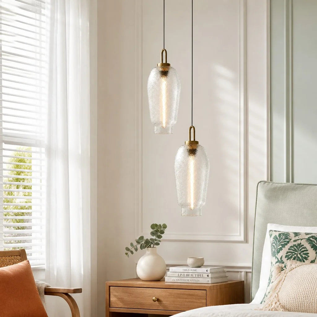 Ragna Retro Glass Pendant Light 6