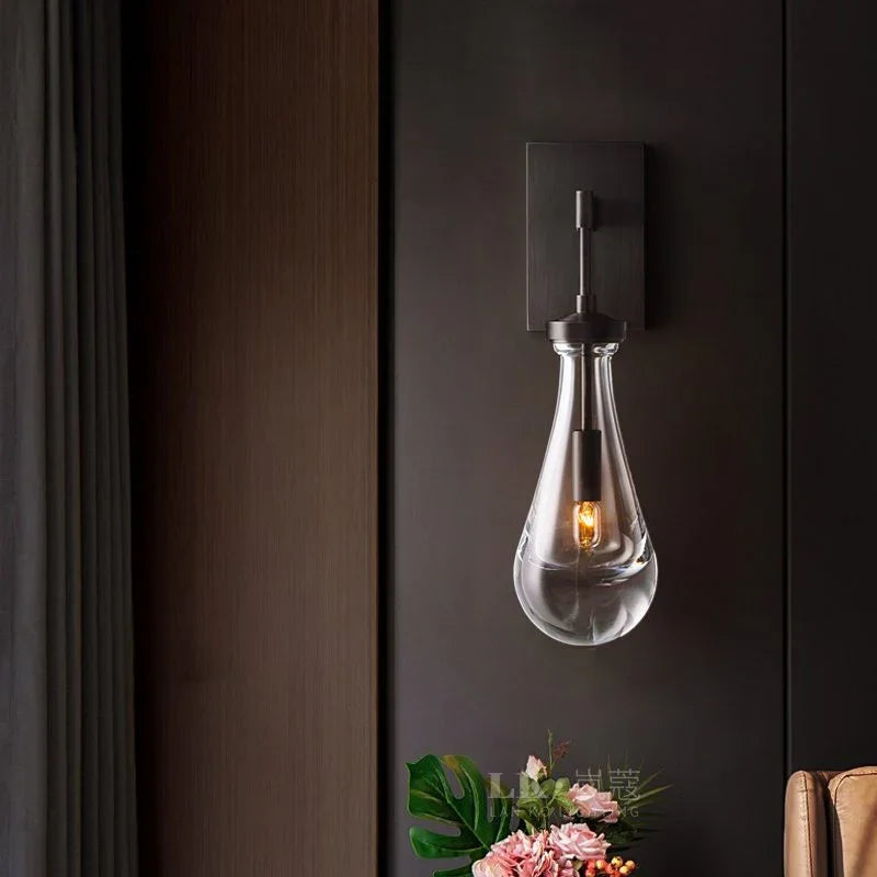 Raindrop Crystal Wall Sconce 9