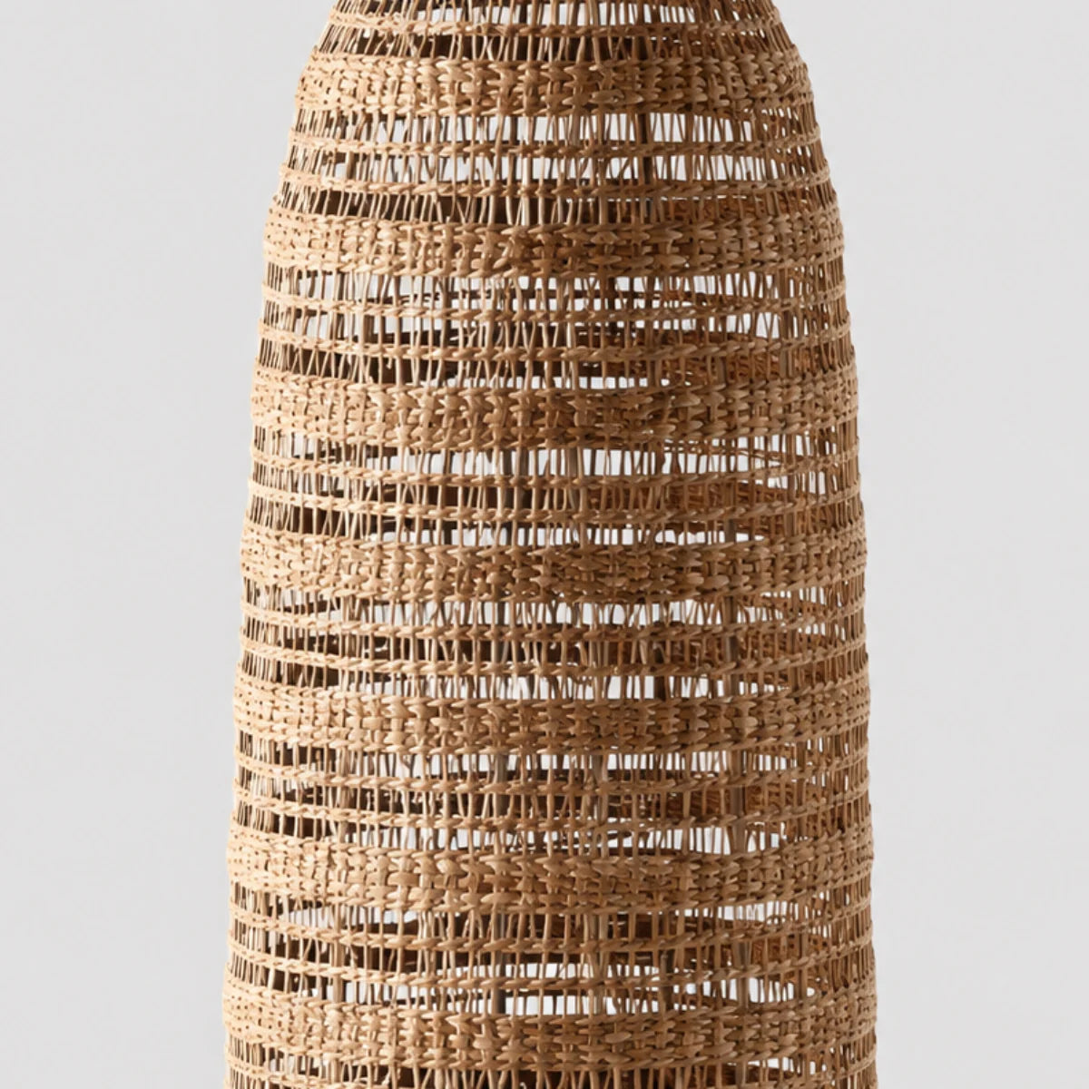Ravlena Woven Rattan Floor Lamp 8