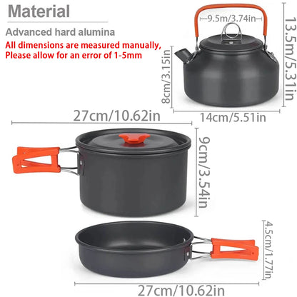 Luxora Camping Cook Set | Portable Cooking Gear & Utensils for Outdoor Cooking