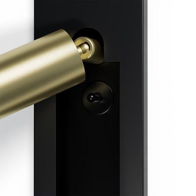 LuxRoyale Modern LED Bedside Reading Wall Sconce with USB Charge Port
