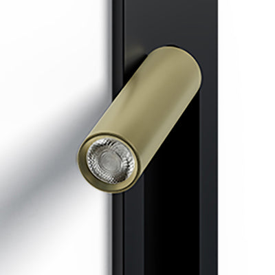 LuxRoyale Modern LED Bedside Reading Wall Sconce with USB Charge Port