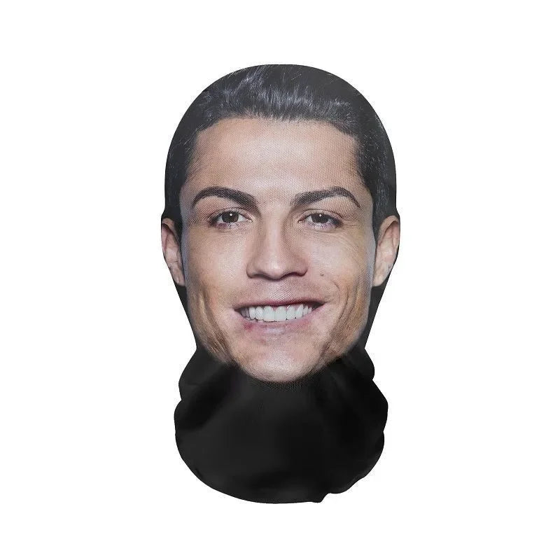 Realistic 3D Face Masks for Men Women Cosplay Mask Full Face Hip Hop Balaclava Hood Hat Headgear for Halloween Celebrity 13