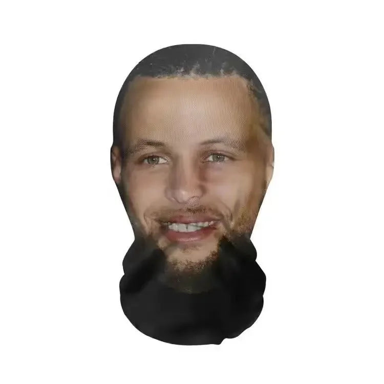 Realistic 3D Face Masks for Men Women Cosplay Mask Full Face Hip Hop Balaclava Hood Hat Headgear for Halloween Celebrity 8