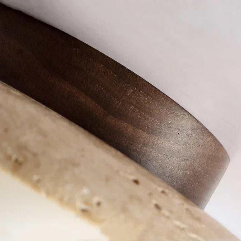 Recessed Travertine LED Chandelier 5