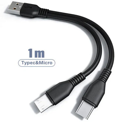 Royaleva 2 in 1 Charging Cable Multi USB Port 1 Meter