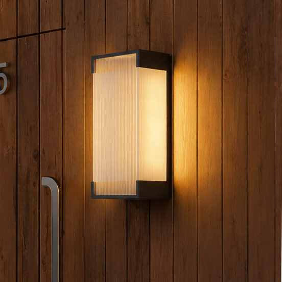 Rectangular Outdoor Wall Light