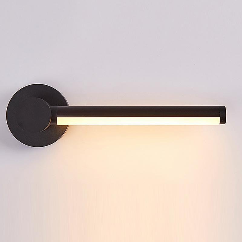 Rectangular Shaped Thin Long Style Wall Sconces with Aluminum Acrylic Design 4