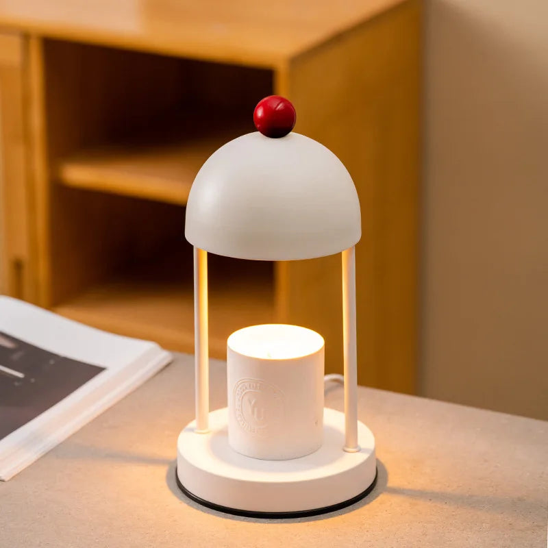 Red Ball Top Modern Candle Warmer 0