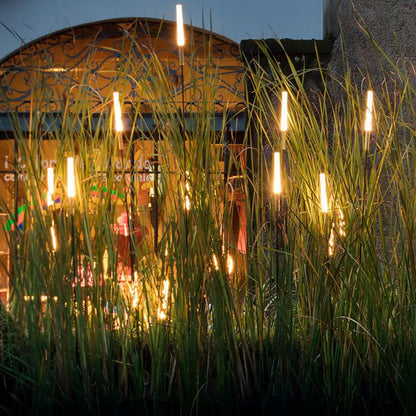 Reed & Cattail Outdoor Column Lights Low Voltage Solar LED Landscaping Garden Lawns Lighting 5