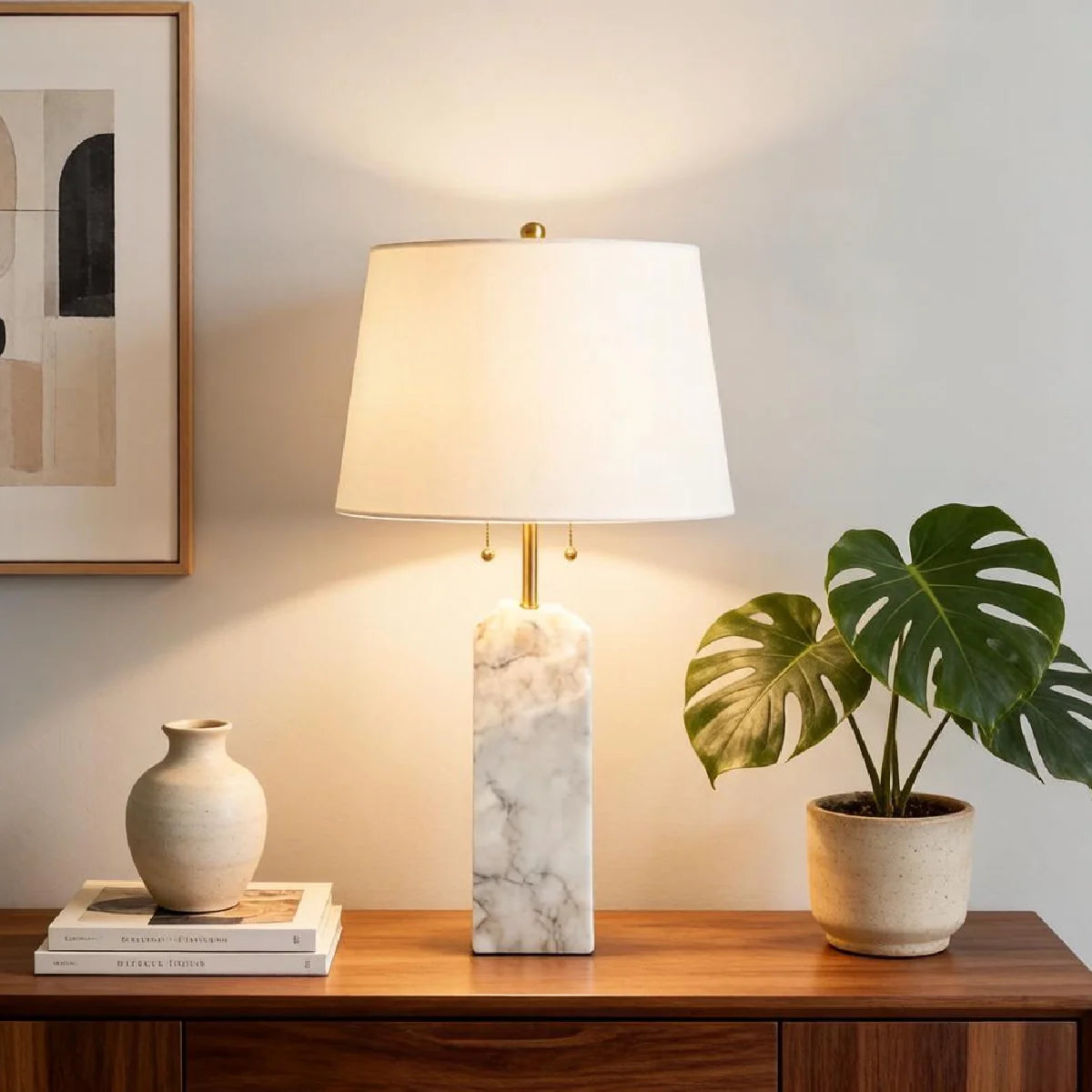Regina Alabaster Table Lamp 1