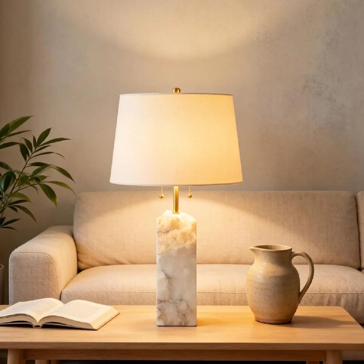 Regina Alabaster Table Lamp 4