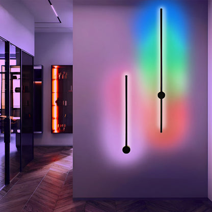 Remote Control RGB Long Strip LED Wall Lamp Sconces Wall Lights 0