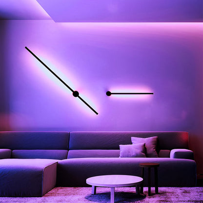 Remote Control RGB Long Strip LED Wall Lamp Sconces Wall Lights 2