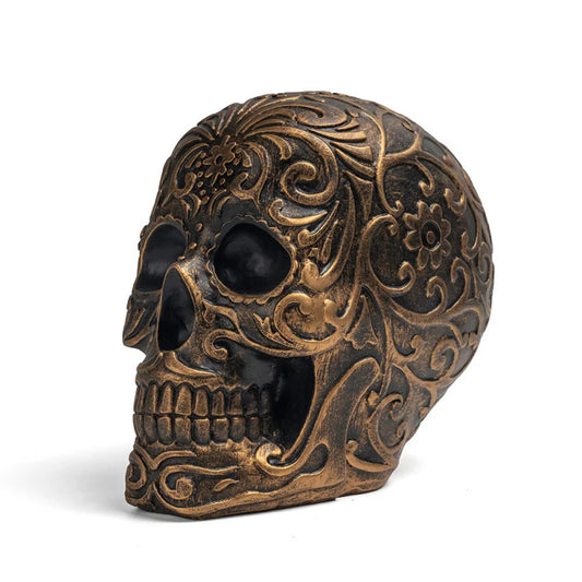 Resin Carving Human Medical Model Halloween Gift Pattern Animal Skull 0