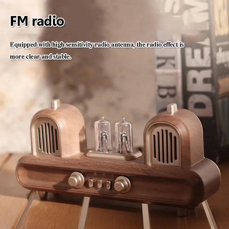LuxRoyale Vintage Vacuum Tube Bluetooth Speaker with Ambient LED Lamp-Royale Basic