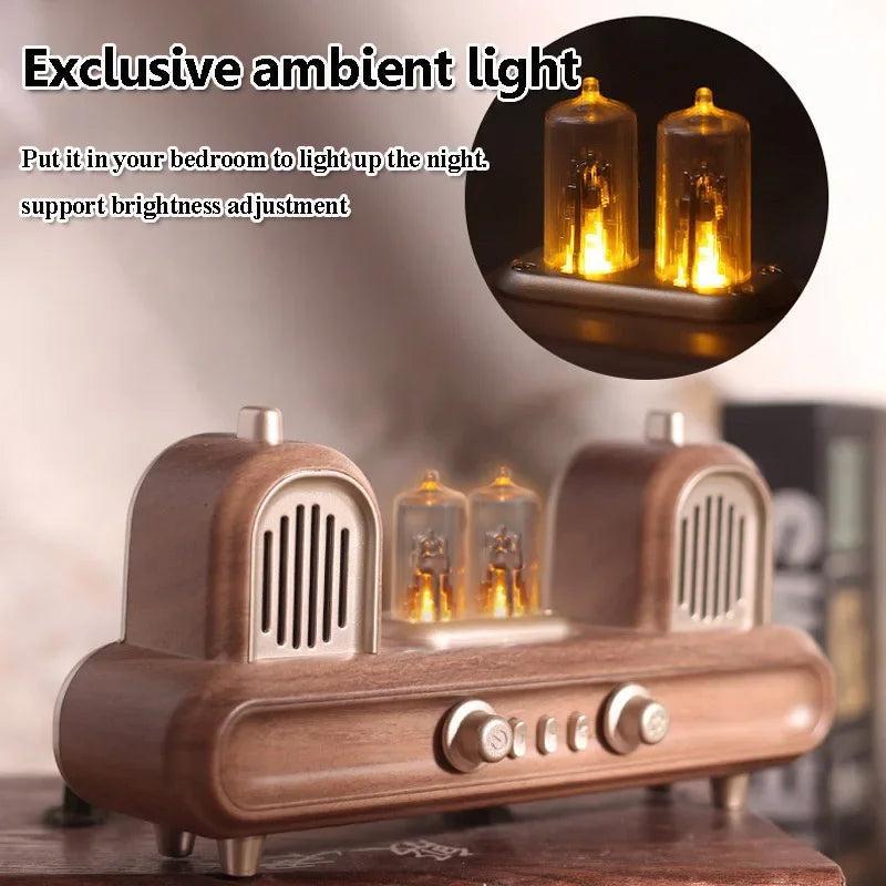 LuxRoyale Vintage Vacuum Tube Bluetooth Speaker with Ambient LED Lamp-Royale Basic