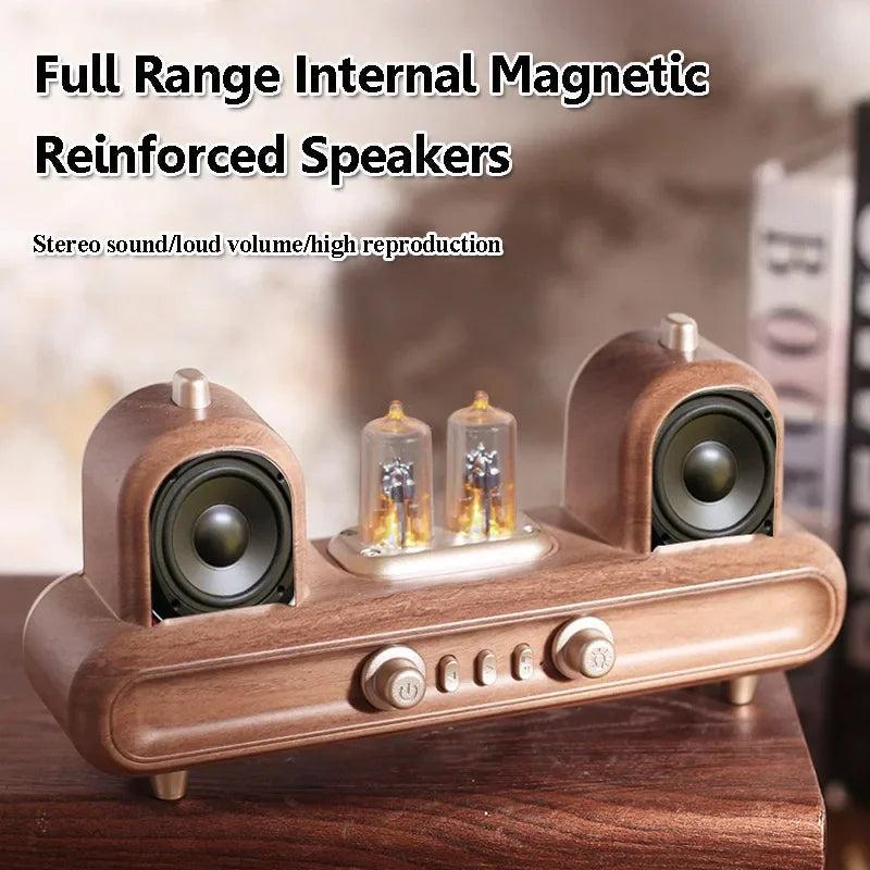 LuxRoyale Vintage Vacuum Tube Bluetooth Speaker with Ambient LED Lamp-Royale Basic
