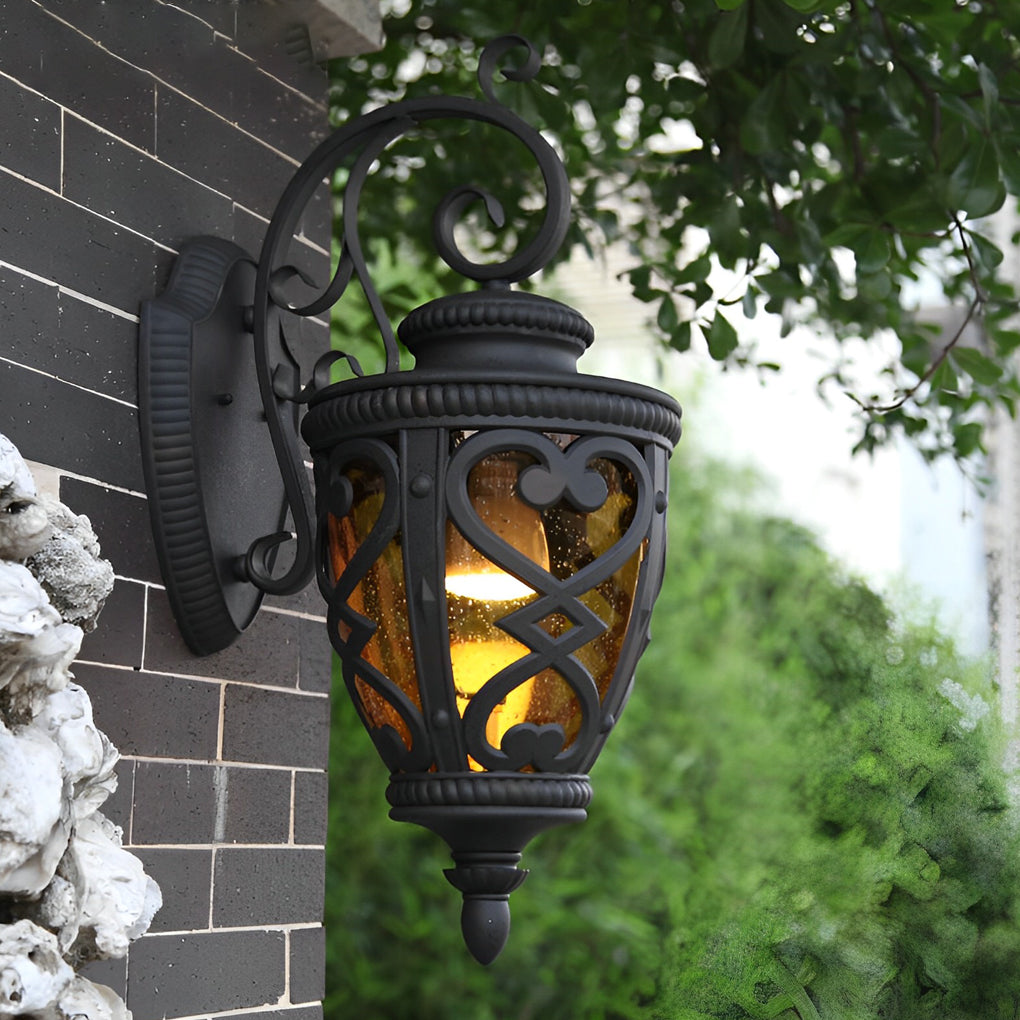 Retro Die-Casting Aluminum Waterproof American Outdoor Wall Light Fixture 0