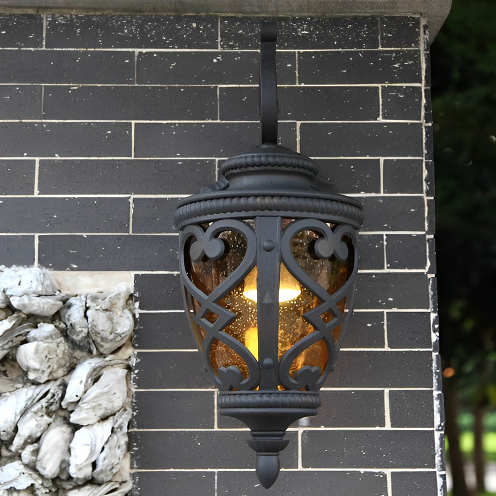 Retro Die-Casting Aluminum Waterproof American Outdoor Wall Light Fixture 1