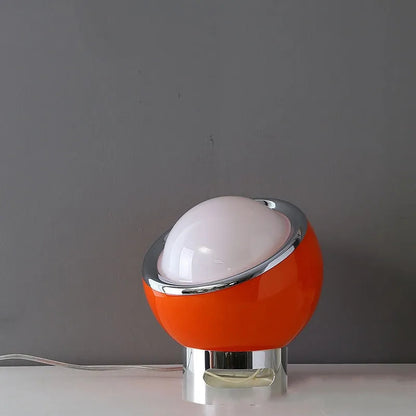 Retro Glass Stone Ball Metal Stand Table Lamp 5