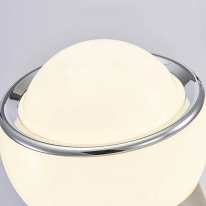 Retro Glass Stone Ball Metal Stand Table Lamp 7