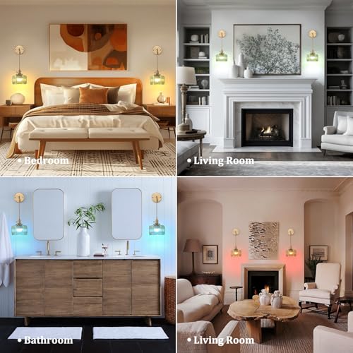 Retro Gold Wall Light Sconce 2