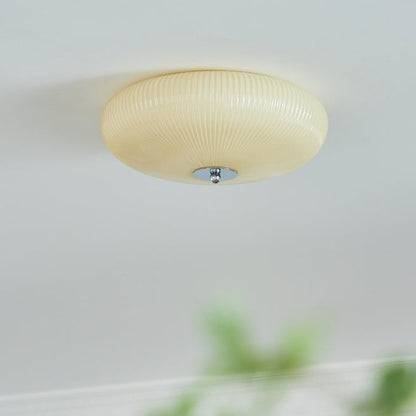 Retro Milky White Glass Ceiling Light 1