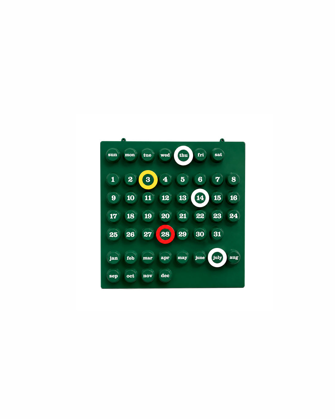 Retro Ring A Date Wall Mounted Calendar 1
