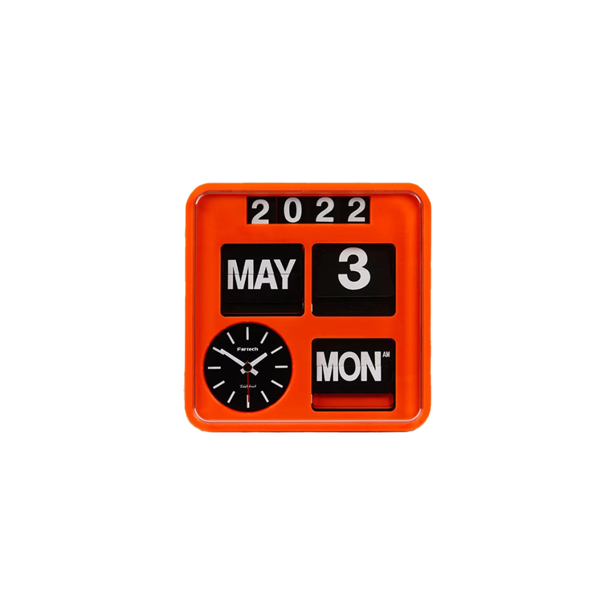 Retro Wall-Mounted Flip Clock Calendar Box 0