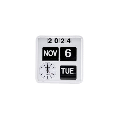 Retro Wall-Mounted Flip Clock Calendar Box 6