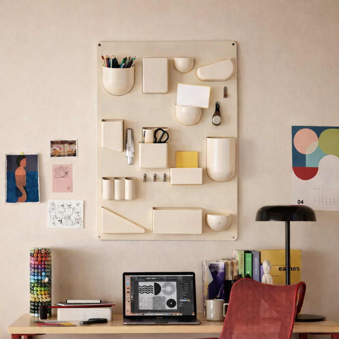 Retro Wall Mount Colored Storage Organizer Rack 2