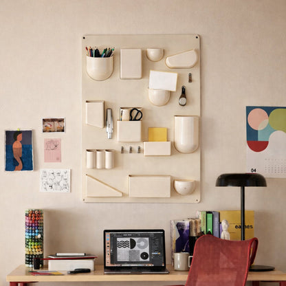 Retro Wall Mount Colored Storage Organizer Rack 2