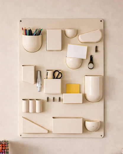 Retro Wall Mount Colored Storage Organizer Rack 3