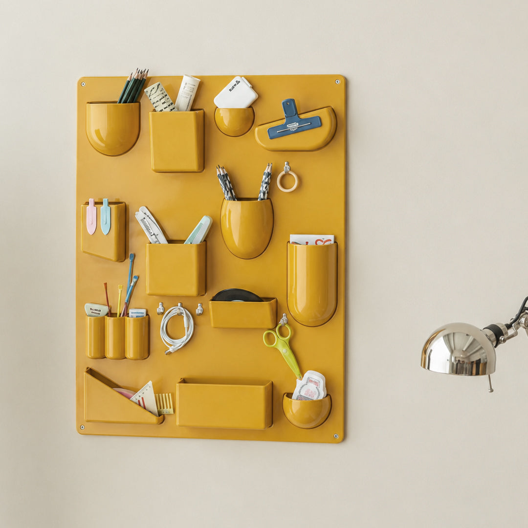 Retro Wall Mount Colored Storage Organizer Rack 6