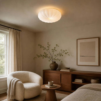 Ribbed Shell Ceiling Light 4