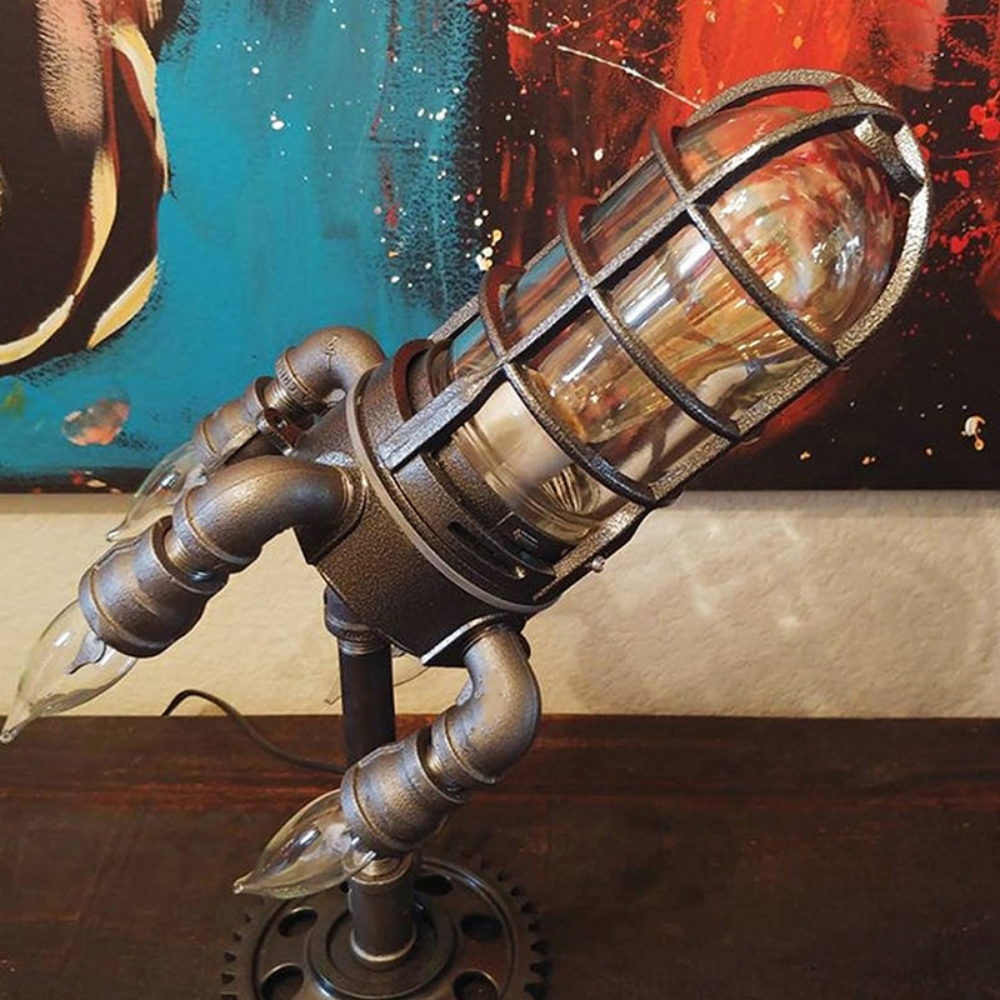 Royallure Steampunk Rocket Table Lamp - Default Title