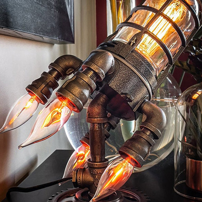 Royallure Steampunk Rocket Table Lamp - Default Title