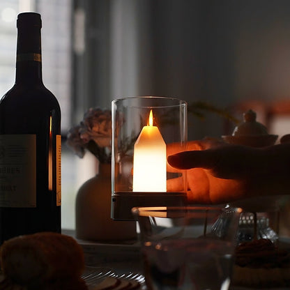 LuxRoyale Candle Glow With Gesture Control And Adjustable Brightness