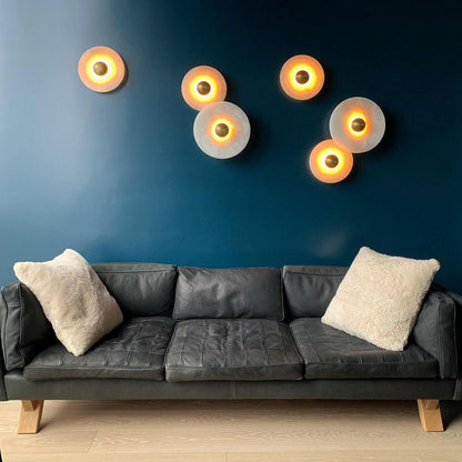 Round Alabaster Wall Lamp 2