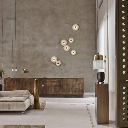 Round Alabaster Wall Lamp 8