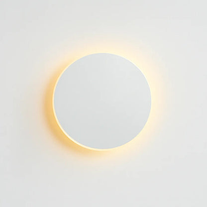 Round Backlit Sconce LED Wall Light for Interiors 0