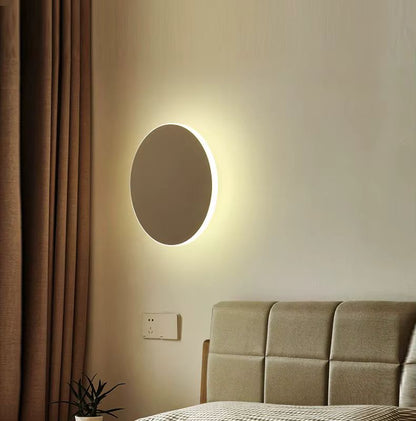 Round Backlit Sconce LED Wall Light for Interiors 1