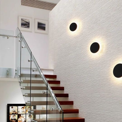 Round Backlit Sconce LED Wall Light for Interiors 2