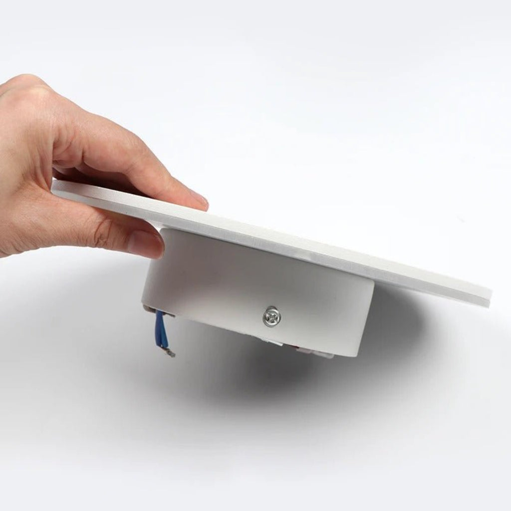 Round Backlit Sconce LED Wall Light for Interiors 7