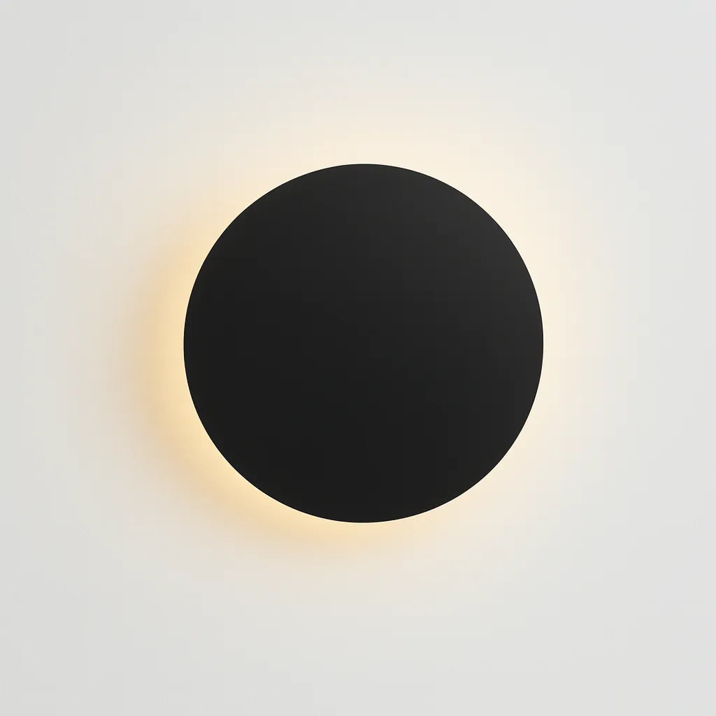 Round Backlit Sconce LED Wall Light for Interiors 9