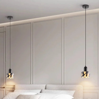Round Dekum Marble Pendant Lamp 6