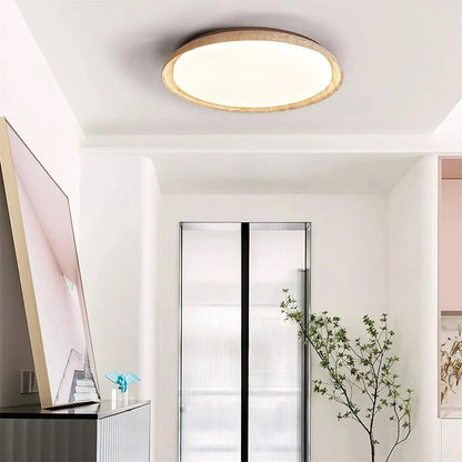 Round Kuzco Travertine Ceiling Light 0