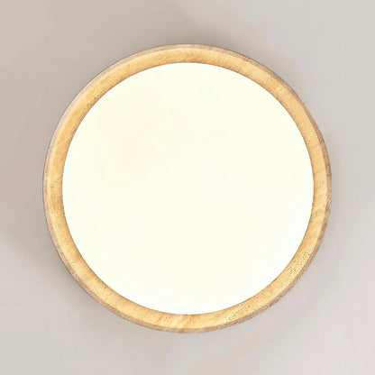 Round Kuzco Travertine Ceiling Light 8