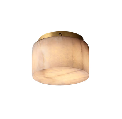 Round Rivage Alabaster Ceiling Lamp 1